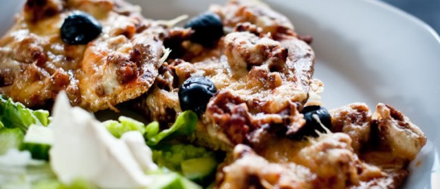 Lavkarbo pizza