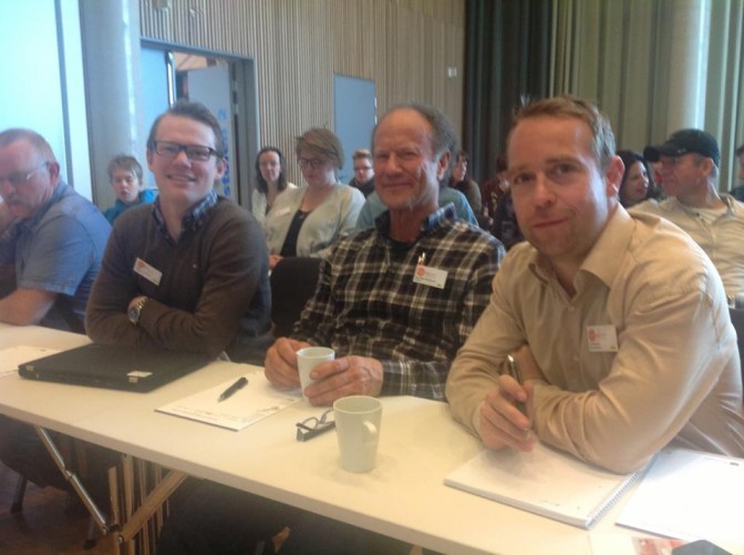 Anders G. Kinderg, Dag Viljen Poleszynski og Jan Mesicek - alle tre sentrale personer i Kostreform for bedre helse.