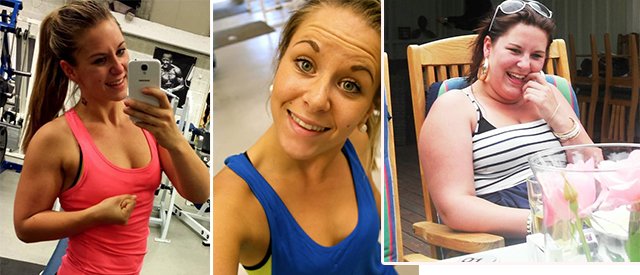 Caroline (24) gikk ned fra 106 til 65 kilo, nå smiler livet mer enn noen gang