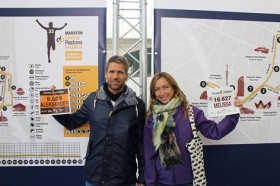 De løper og løper - Aleksander Bjargo og Melissa Thelwall Bjargo møttes på et treningssenter. Begge foretrekker å løpe både halvmaraton og helmaraton på fastende mage, og sverger til LCHF/paleo.