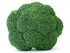 Fresh green vegetable, isolated over white